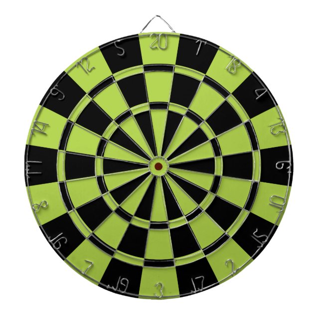 Jeu De Fléchettes Vert et noir de chaux (Devant)