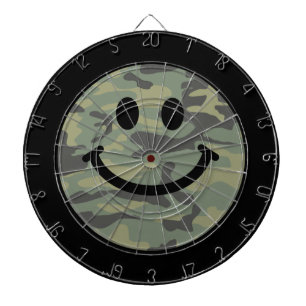 Jeu De Fléchettes Visage de camo vert