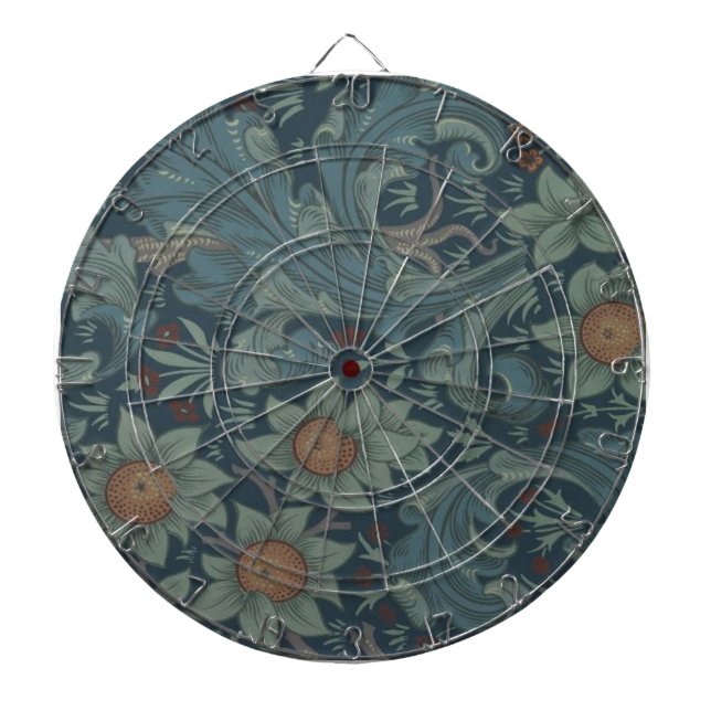 Jeu De Fléchettes William Morris Orchard Art Motif (Devant)