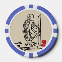 Jeu de jeton d'inspiration asiatique