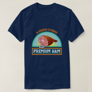 Jeu de jeu "Premium Ham" Navy T-Shirt