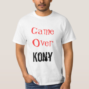 Jeu de Kony au-dessus de T-shirt de Kony