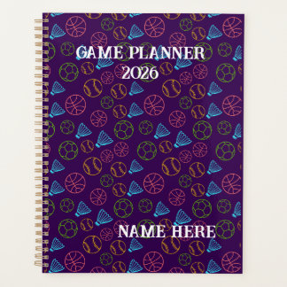 Jeu de motif de sport multiple coloré