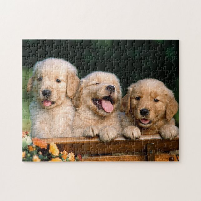 Jeu de Puzzle de Chiots (Horizontal)