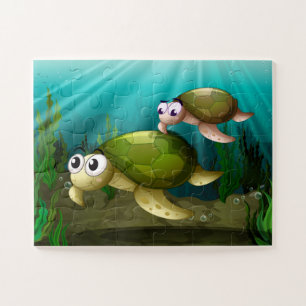 Jeu de Puzzle Tortues