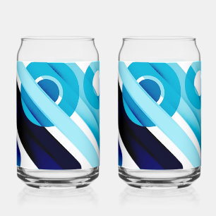 Jeu de style bleu clair