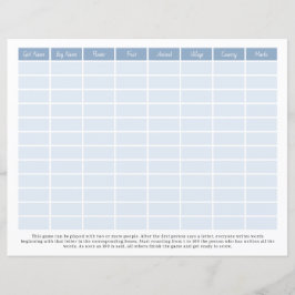 Jeu de stylo et papier pour la famille, les amis, 