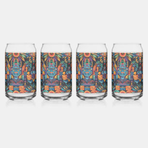 Jeu De Verre De La "Symétrie Epochale" Bleue Mesme