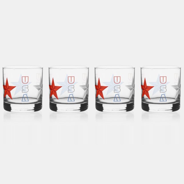 Jeu de verres USA (Recto)