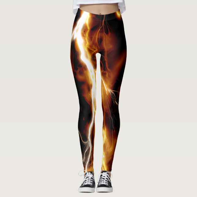 Jeu de Yoga brillant Leggings (Devant)
