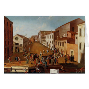 Jeu des cuvettes dans le dei Gesuiti, Venise de
