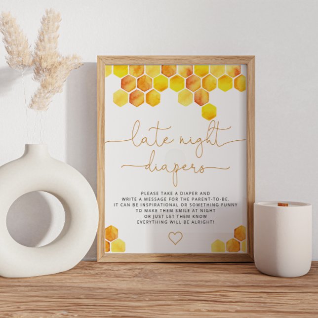 Jeu Des Diapeurs De Baby shower De Nuit. Poster (Créateur téléchargé)