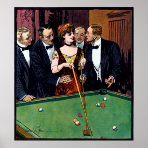Jeu du poster vintage de piscine