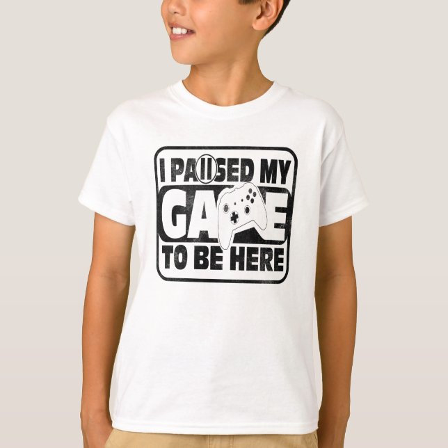 Jeu J'ai suspendu mon T-Shirt Jeu Gamer (Devant)