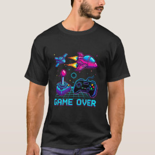 Jeu Over - T-shirt Retro Pixel Art Arcade