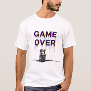 Jeu Over - T-shirt Retro Pixel Art Arcade