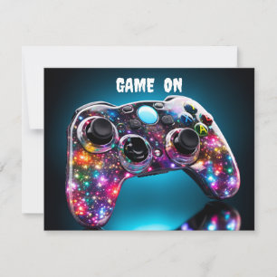Jeu Sur Carte Postale Vibrante