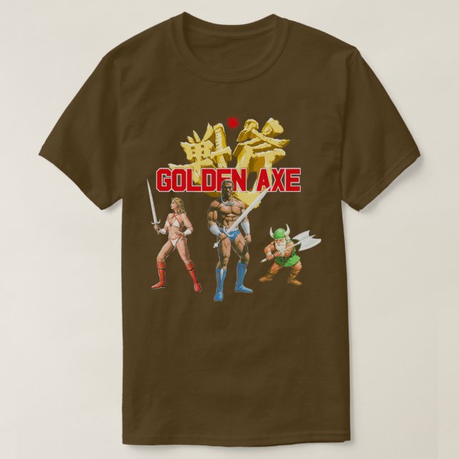 Jeu Vidéo Golden Ax TShirt (Design devant)
