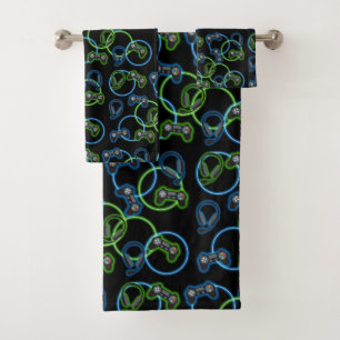 Jeu vidéo Neon Blue & Green Motif