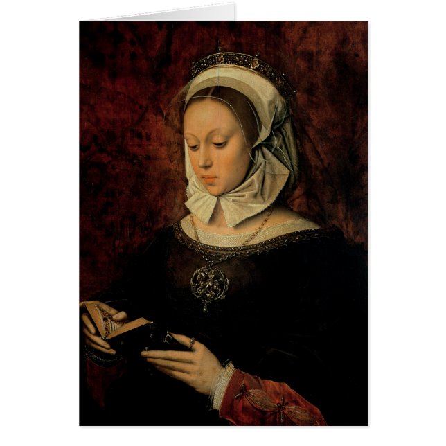Jeune femme lisant un livre des heures (huile sur (Devant)