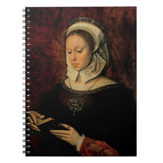 Jeune femme lisant un livre des heures (huile sur (Devant)