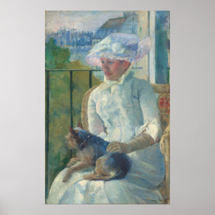 Jeune fille à la fenêtre, Mary Cassatt Poster d'ar