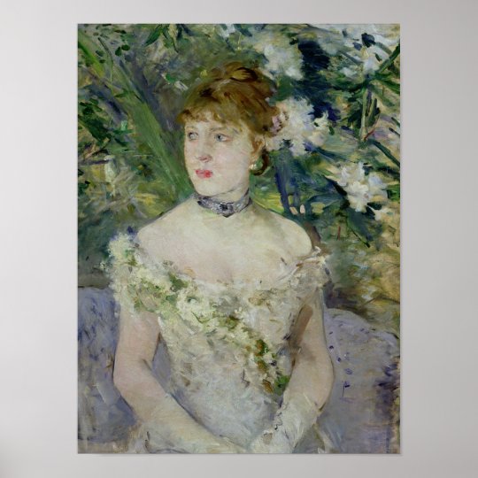 Jeune fille dans une robe de boule, 1879 poster