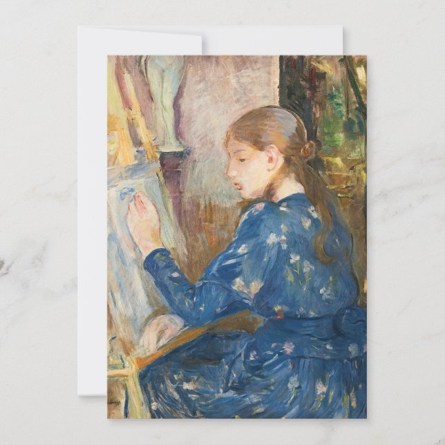 Jeune Fille Écrivant | Berthe Morisot (Vorderseite)
