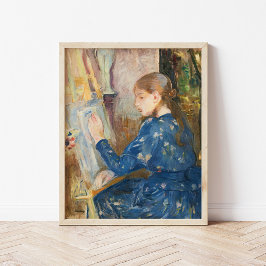 Jeune Fille Écrivant | Berthe Morisot Poster