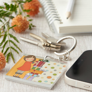 Jeune fille Joyeux anniversaire