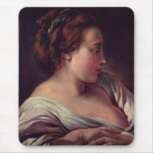 Jeune fille mousepad