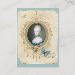 Jeune Marie Antoinette Cartes de visite