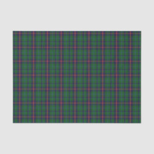 Jeune papier de soie de soie de plaid de tartan de