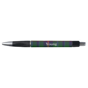 Jeune stylo de coutume de plaid de tartan de clan