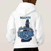 JEUNESSE Sweat - shirt à capuche avec nom et numér