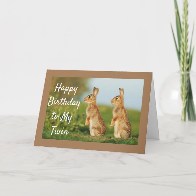 JEUX ANNIVERSAIRE À MA CARTE "TWIN" (Devant)