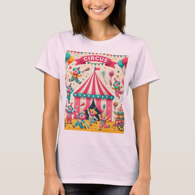 Jeux Circus Delight T-shirts design 🎨 🎭 (Devant)