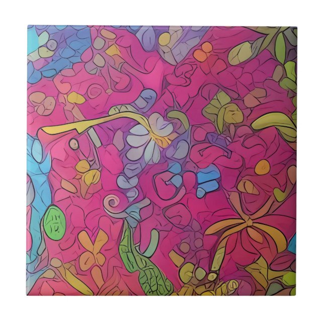 Jeux de carreaux en céramique de grenouille de cou (Devant)