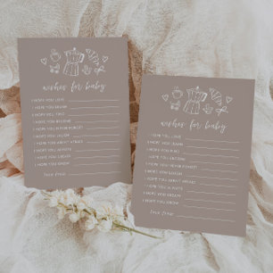 Jeux de cartes de vœux pour bébé sur le thème du c