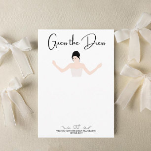 Jeux de fête esquisser la carte robe