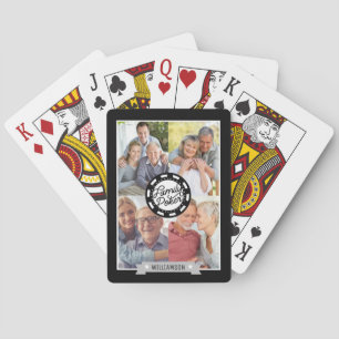 Jeux de Poker de famille personnalisés Nuit Photo 
