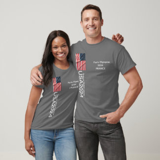 Jeux Olympiques de Paris 2024 T-shirt noir basique