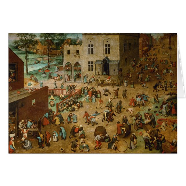 Jeux pour enfants par Pieter Bruegel l'Ancien (Devant horizontal)