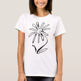 JEUX T-shirt féminin FLEURS