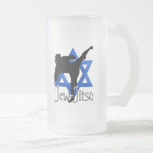 Jew Jitsu Mattglas Bierglas
