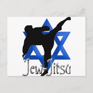 Jew Jitsu Postkarte