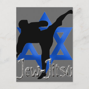 Jew Jitsu Postkarte