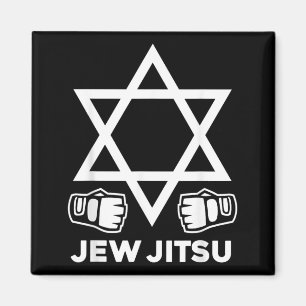 Jew Jitsu Star David Lustiger jüdischer Kämpfer MM Magnet