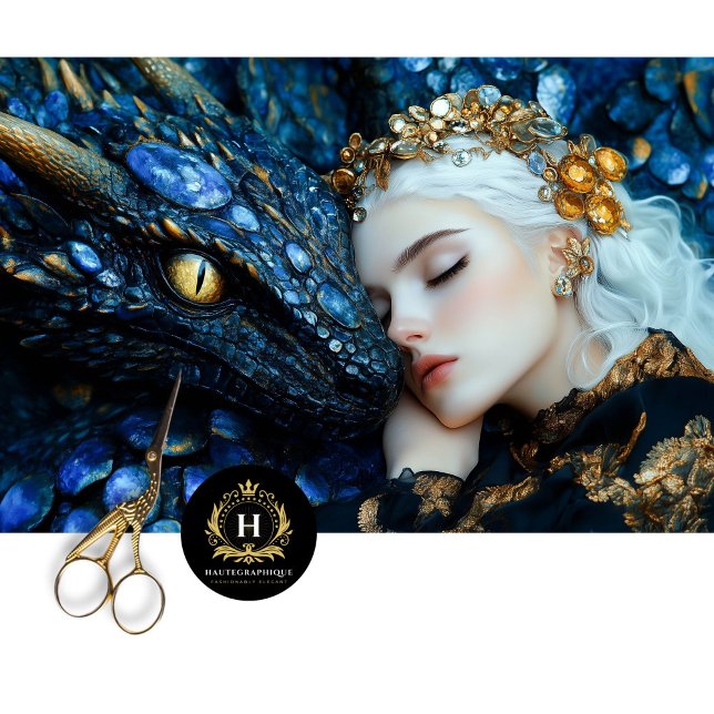 Jewel Blue Dragon & Queen Seidenpapier (Von Creator hochgeladen)