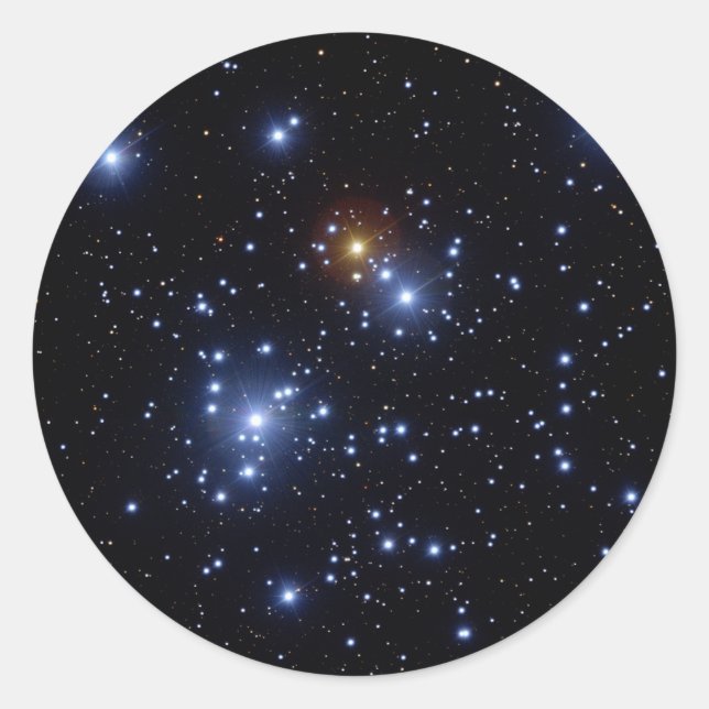 Jewel Box oder Kappa Crucis Cluster Runder Aufkleber (Vorderseite)